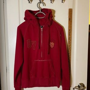 Women's Harry Potter Red Hooded Sweatshirt